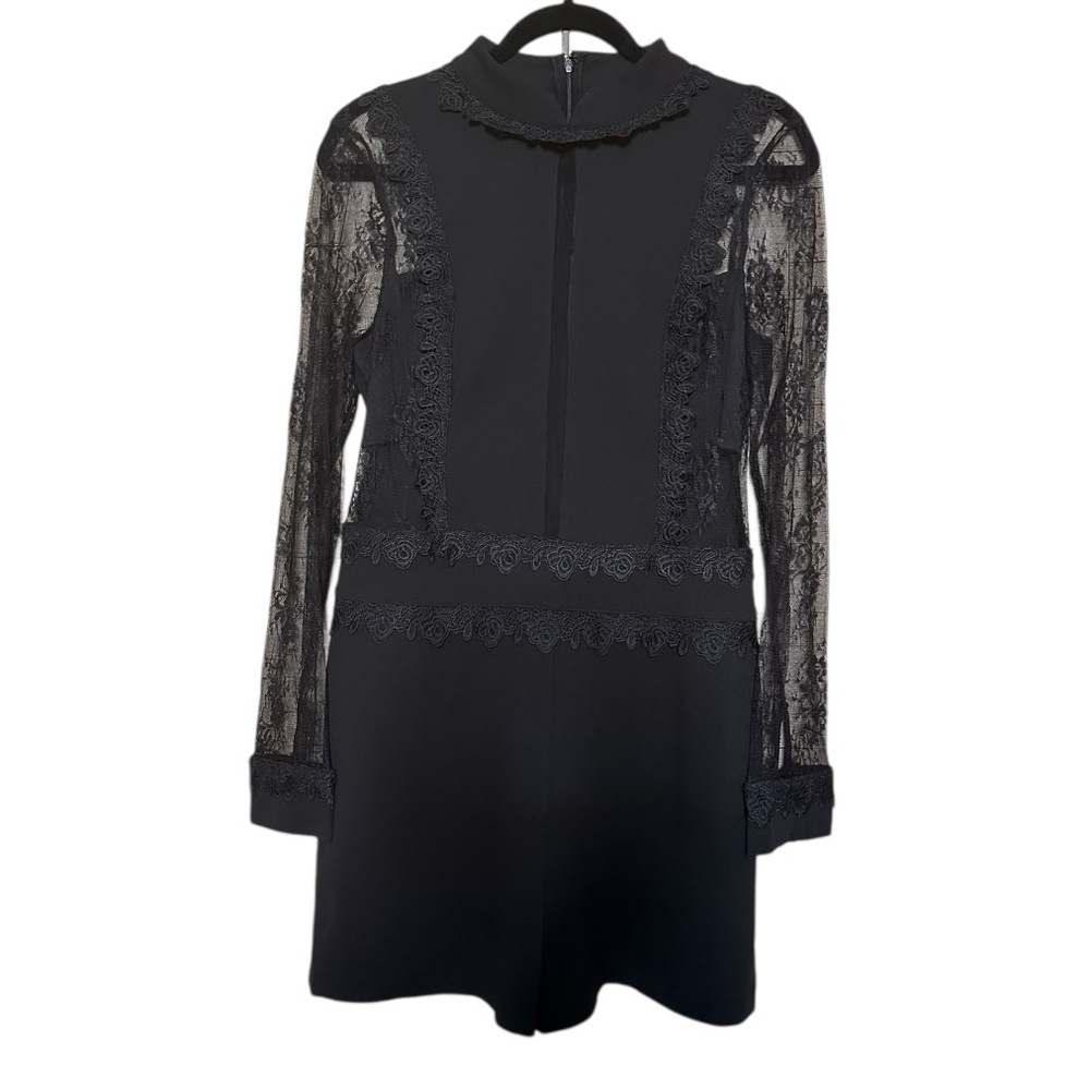 Black Lace Romper dress by VENUS New | Chic, sexy
Long sleeves